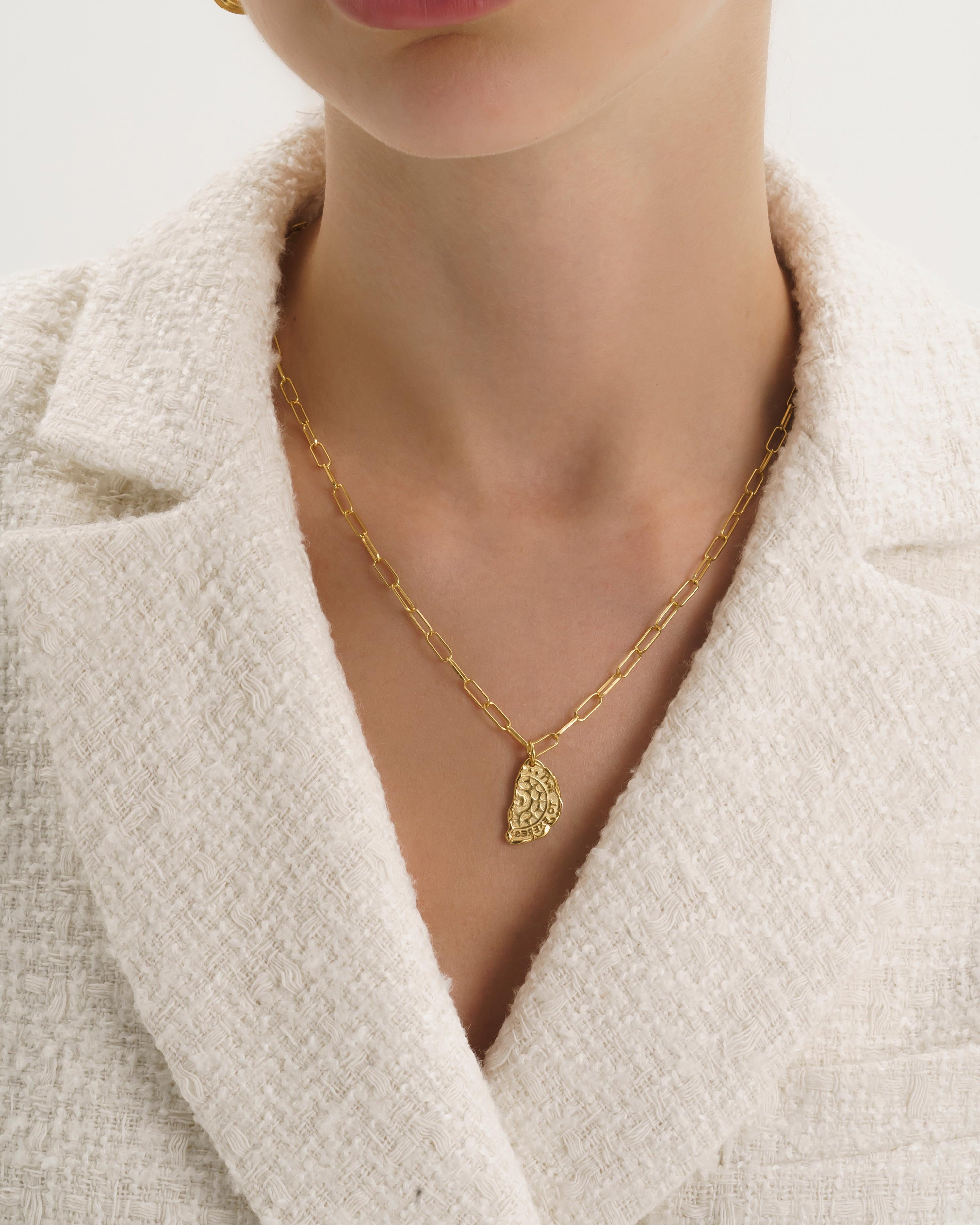 14K Gold Link Chain Minimalist Necklace - Necklaces - Elk & Bloom