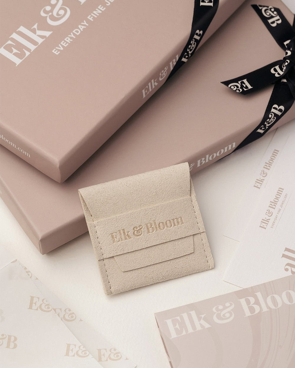 14K Gold Rose Flower Necklace - Necklaces - Elk & Bloom