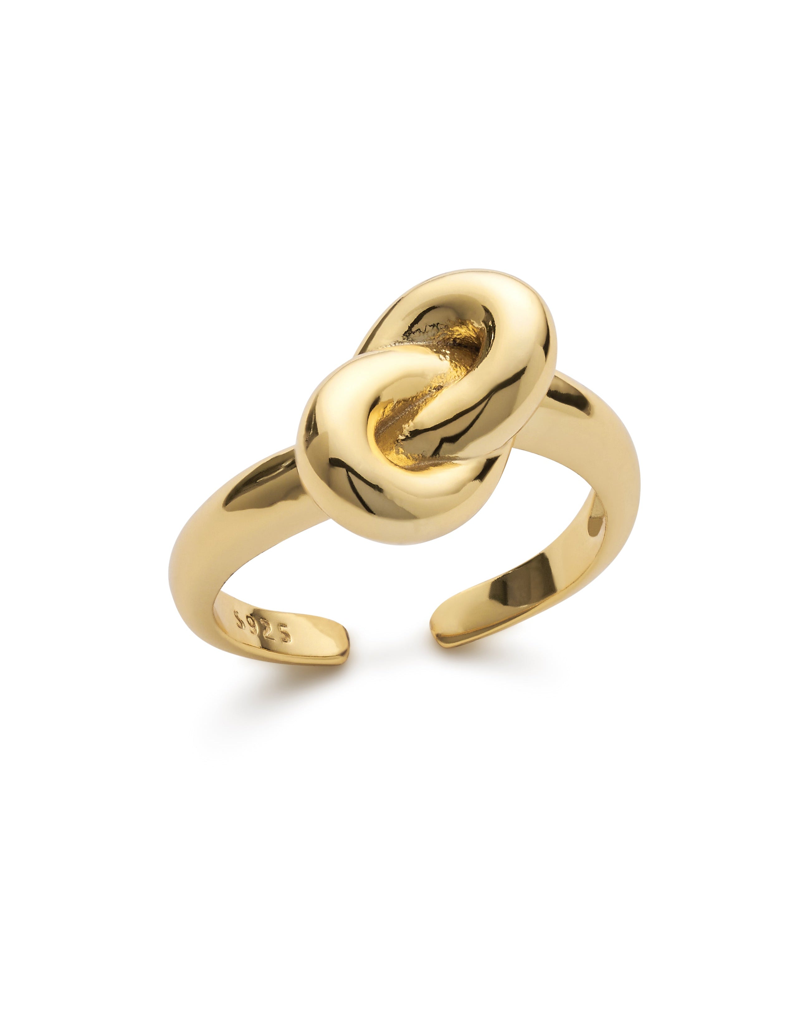 18K Gold Knot Ring - Rings - Elk & Bloom