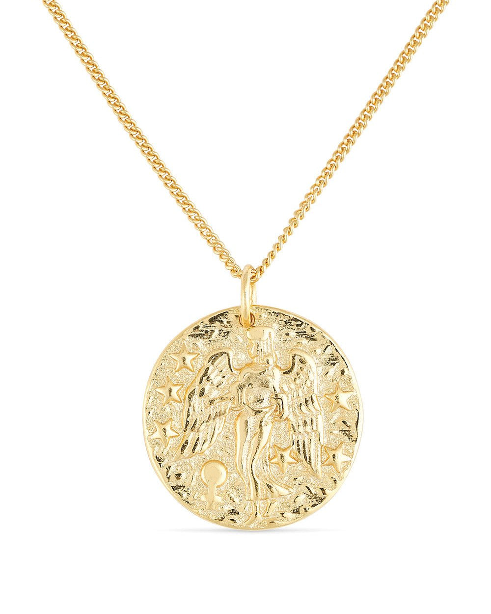 Chunky 14K Gold Goddess Layered Necklace - Necklaces - Elk & Bloom