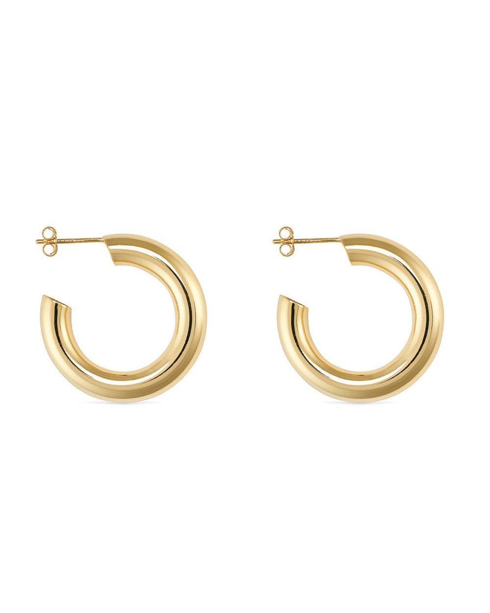 Chunky 14K Gold Hoop Earrings - Earrings - Elk & Bloom