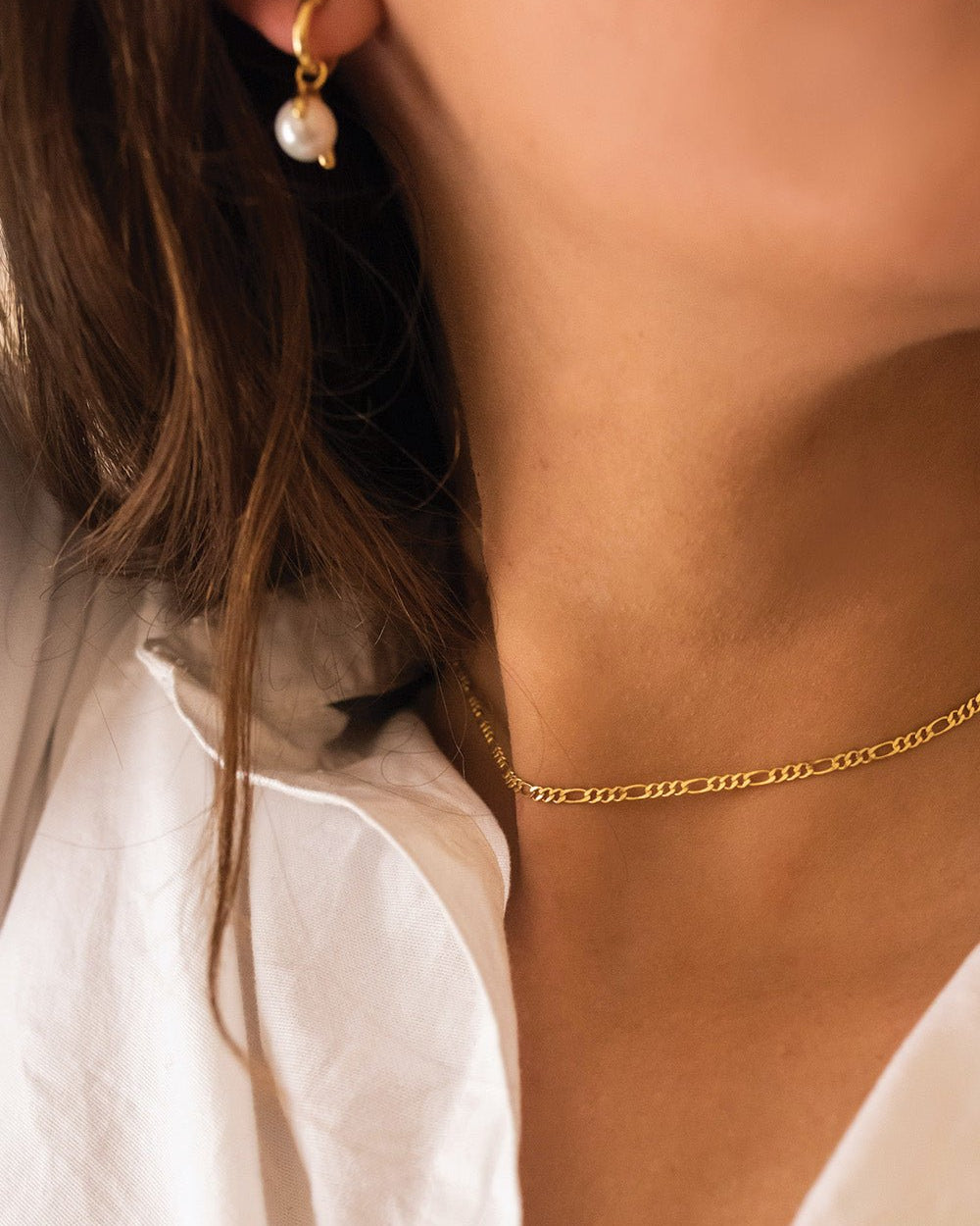 Chunky 14K Gold Pearl Hoops - Earrings - Elk & Bloom