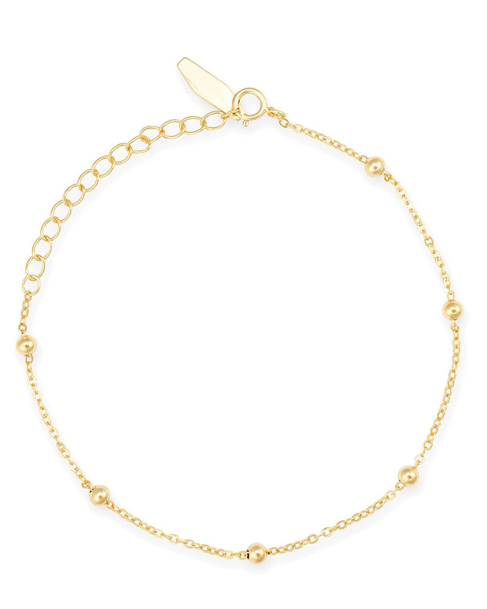 Dainty 14K Gold Beaded Bracelet - Bracelets - Elk & Bloom