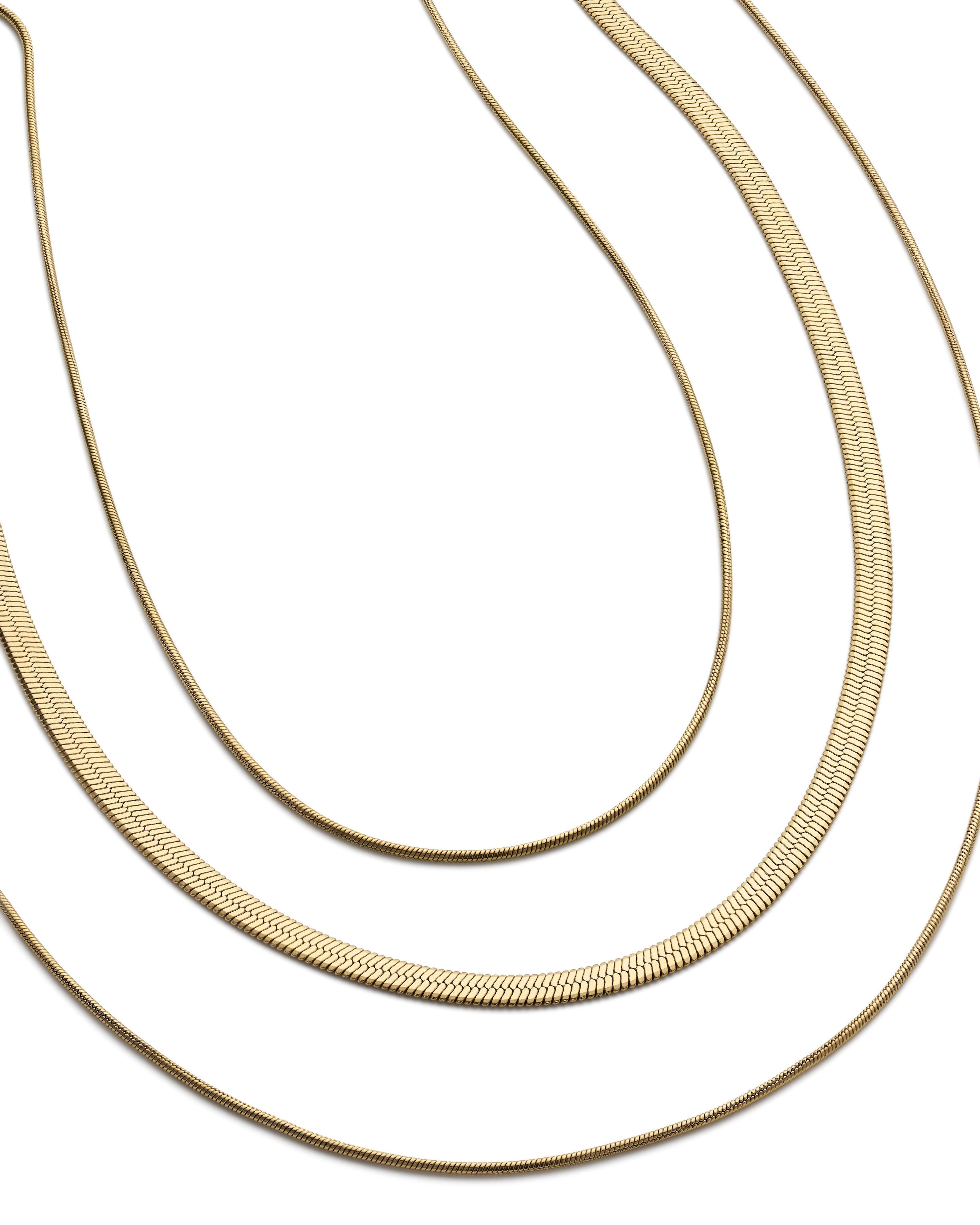 Dainty 14K Gold Chain Choker Necklace - Necklaces - Elk & Bloom