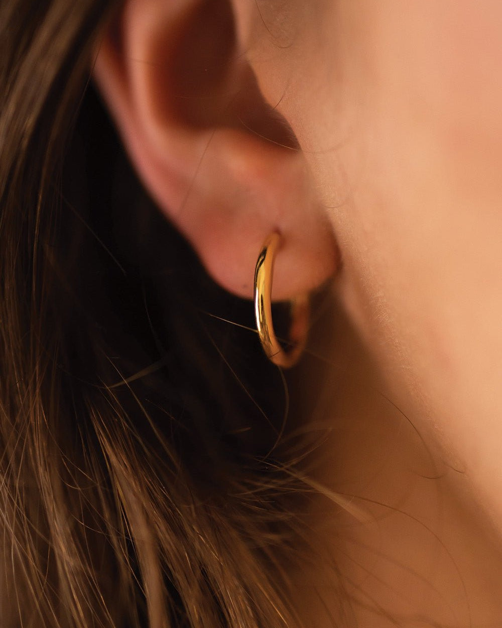 Dainty 14K Gold Hoop Earrings - Earrings - Elk & Bloom