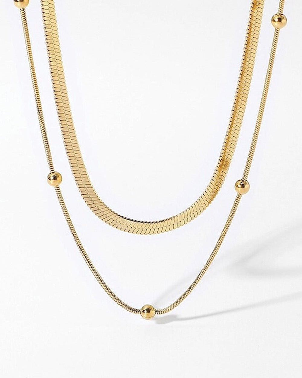 Dainty 18K Gold Chain Choker - Necklaces - Elk & Bloom