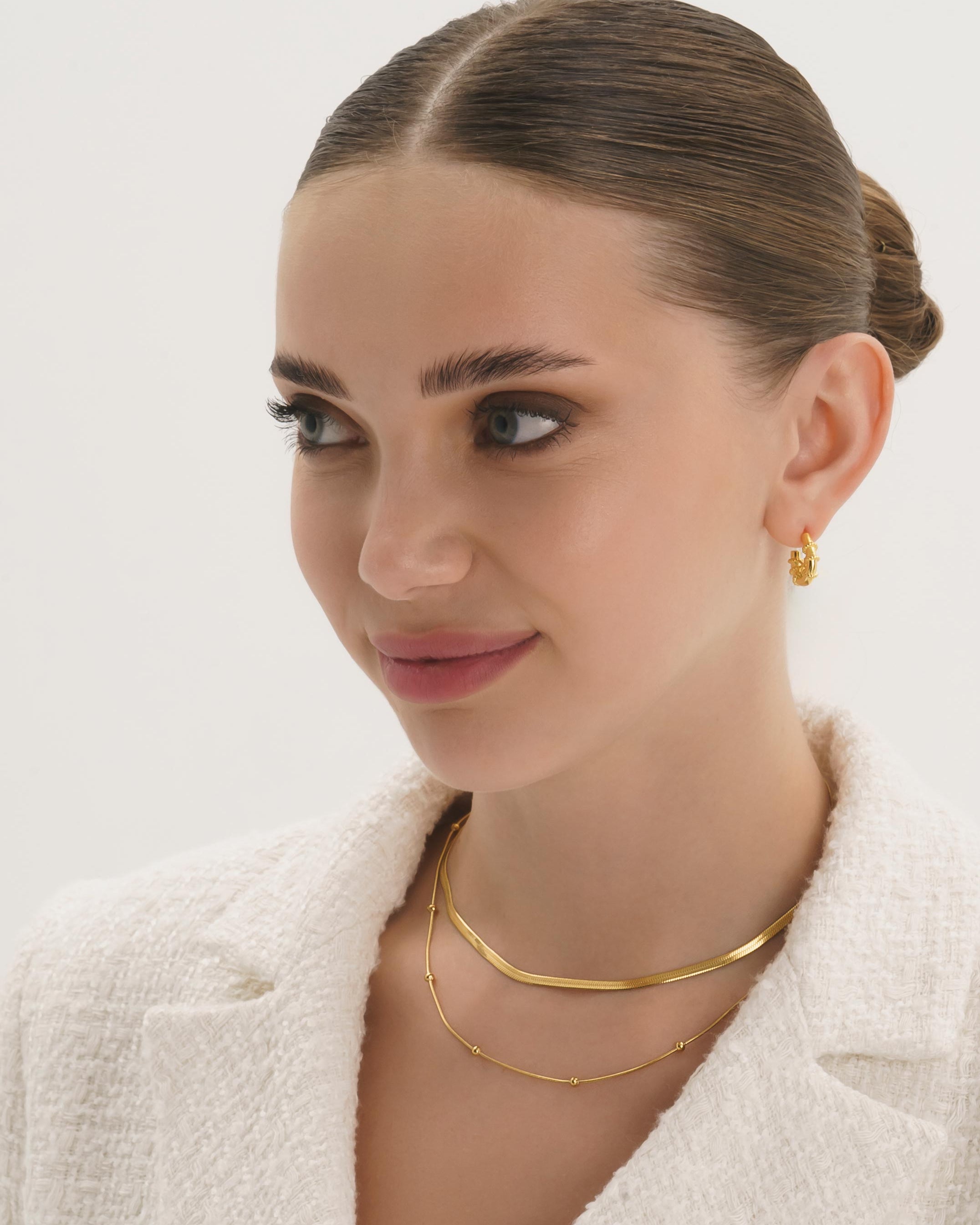Dainty 18K Gold Chain Choker - Necklaces - Elk & Bloom
