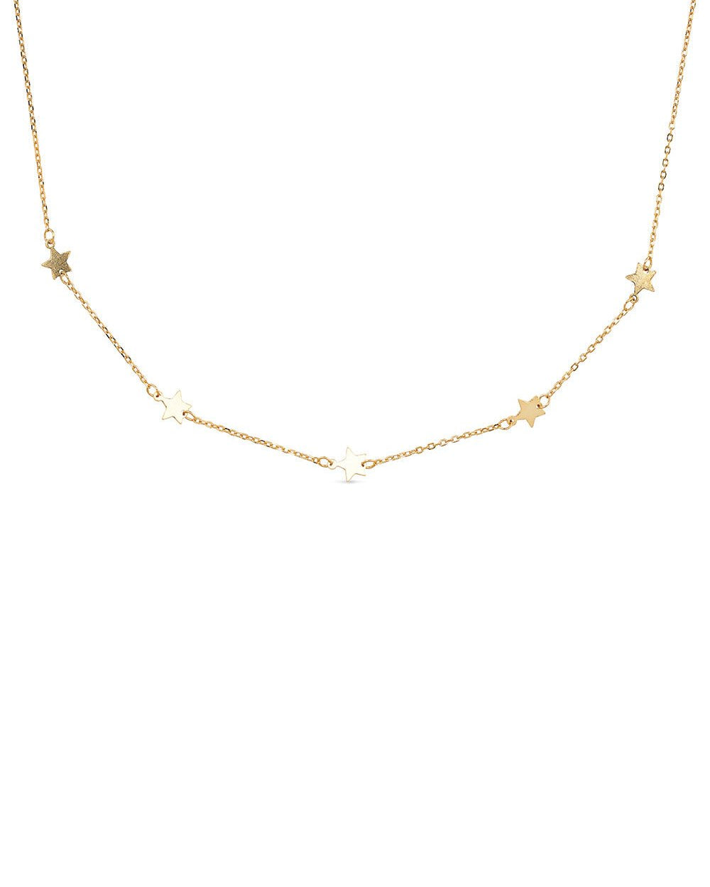 Dainty 18K Gold Star Choker - Necklaces - Elk & Bloom