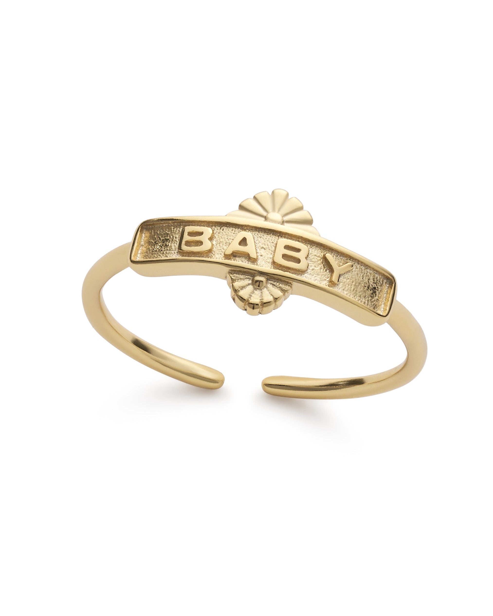 Dainty Baby 14K Gold Stacking Ring - Rings - Elk & Bloom