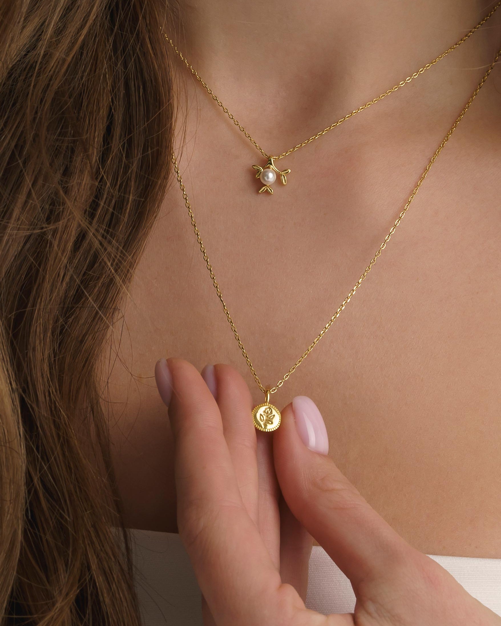 Gold Pearl Choker Necklace - Necklaces - Elk & Bloom