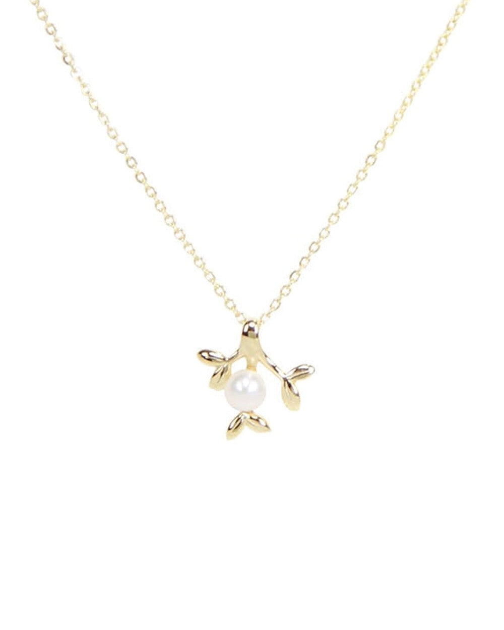 Gold Pearl Choker Necklace - Necklaces - Elk & Bloom