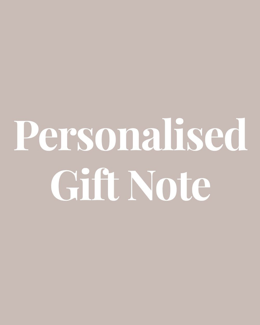 Personalised Gift Note - Add me to your order! - Custom - Elk & Bloom