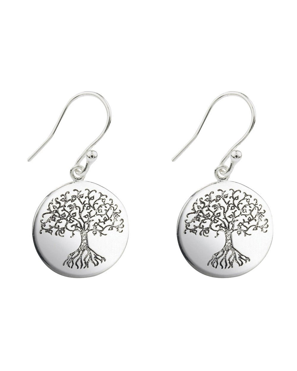 Silver Tree of Life Earrings - Earrings - Elk & Bloom