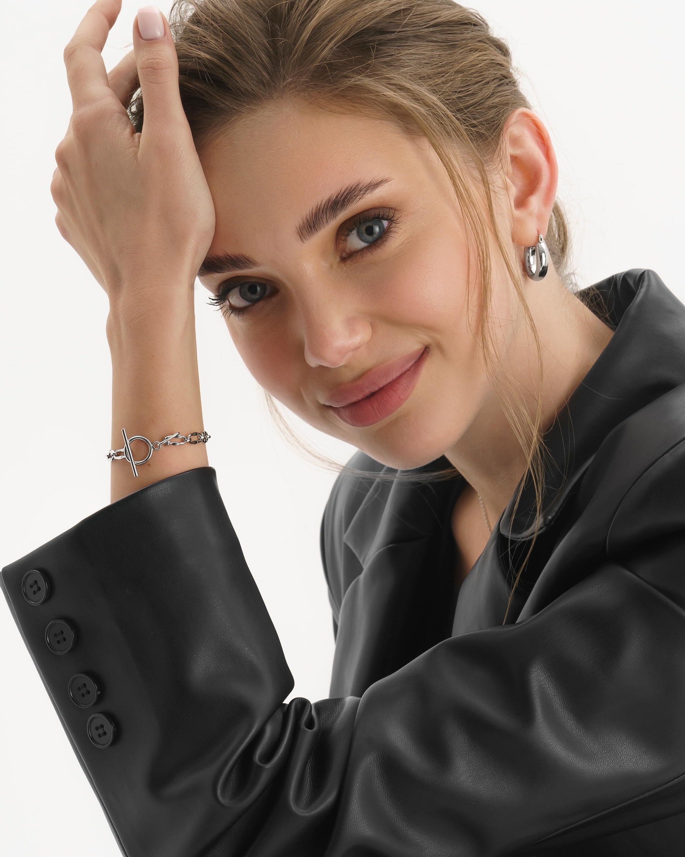 Small 14K Gold Thick Hoops - Earrings - Elk & Bloom