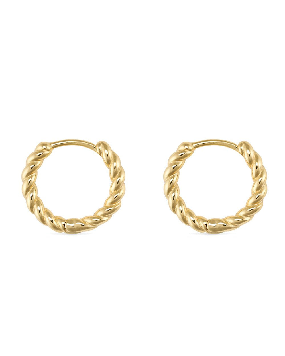 Small Gold Thin Hoop Earrings - Earrings - Elk & Bloom