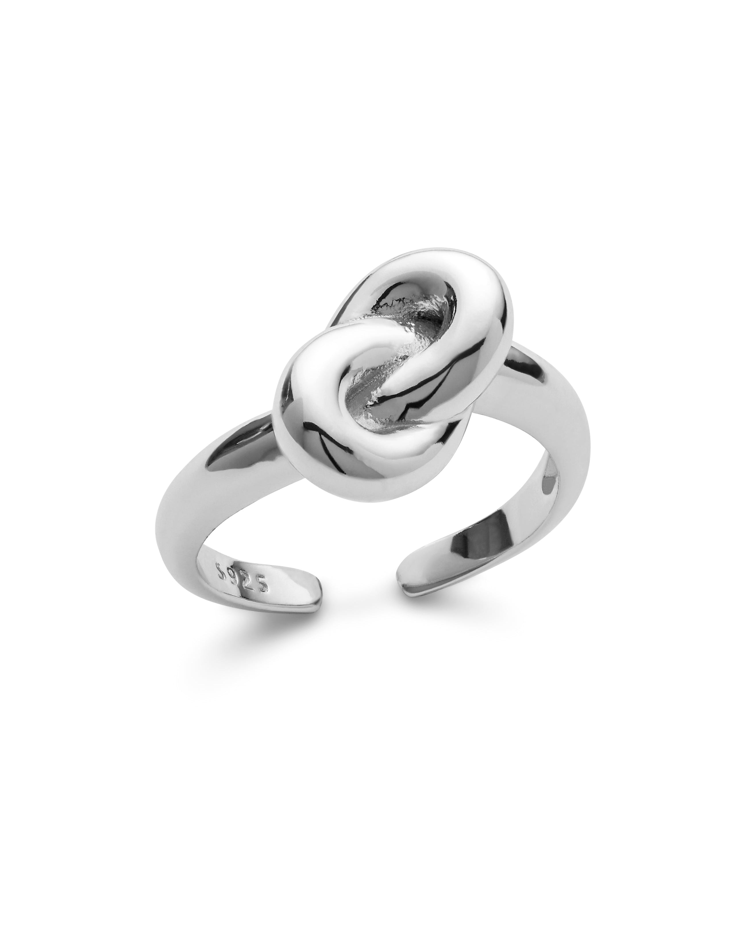 Sterling Silver Knot Ring - Rings - Elk & Bloom