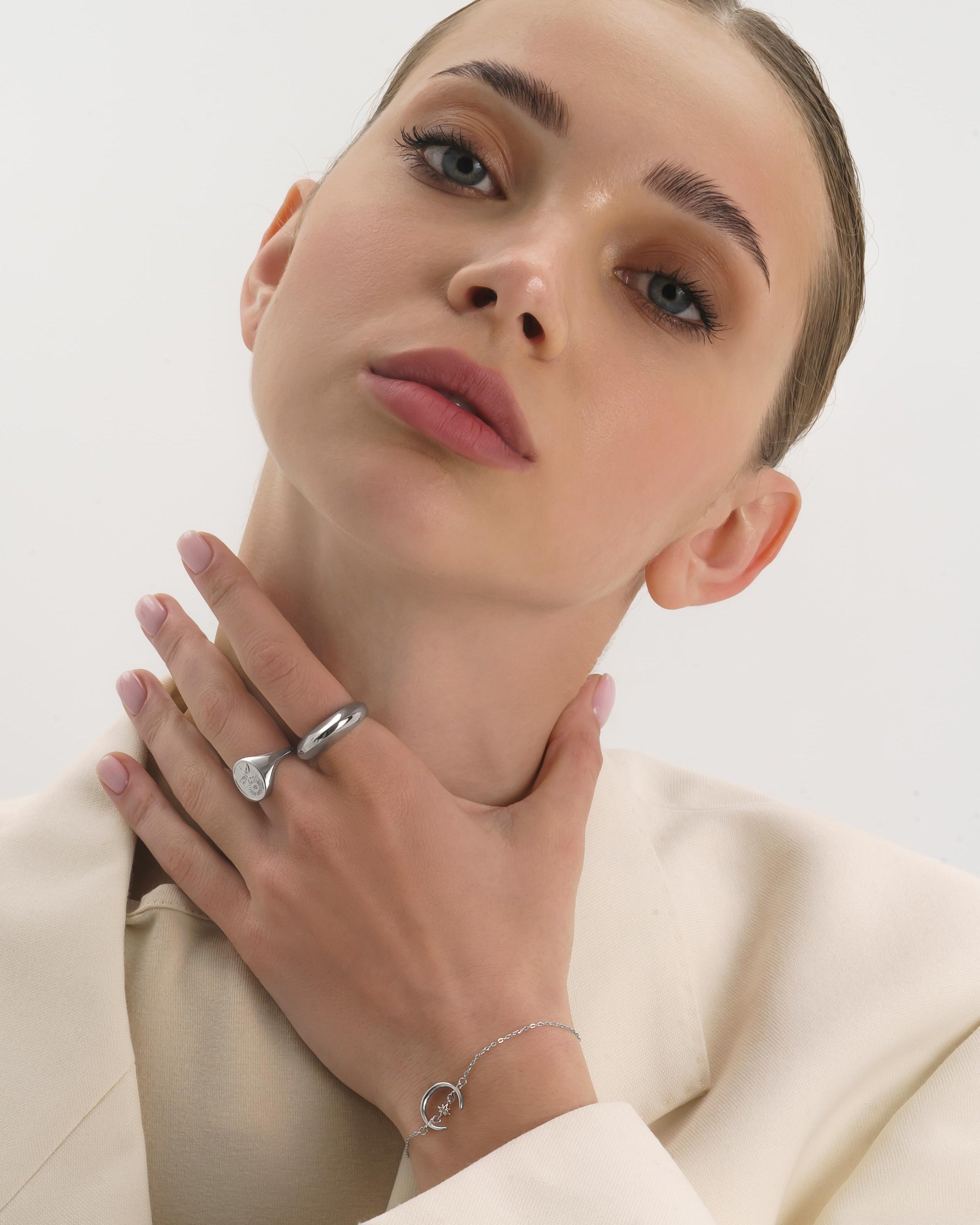 Sterling Silver Sunflower Ring - Rings - Elk & Bloom