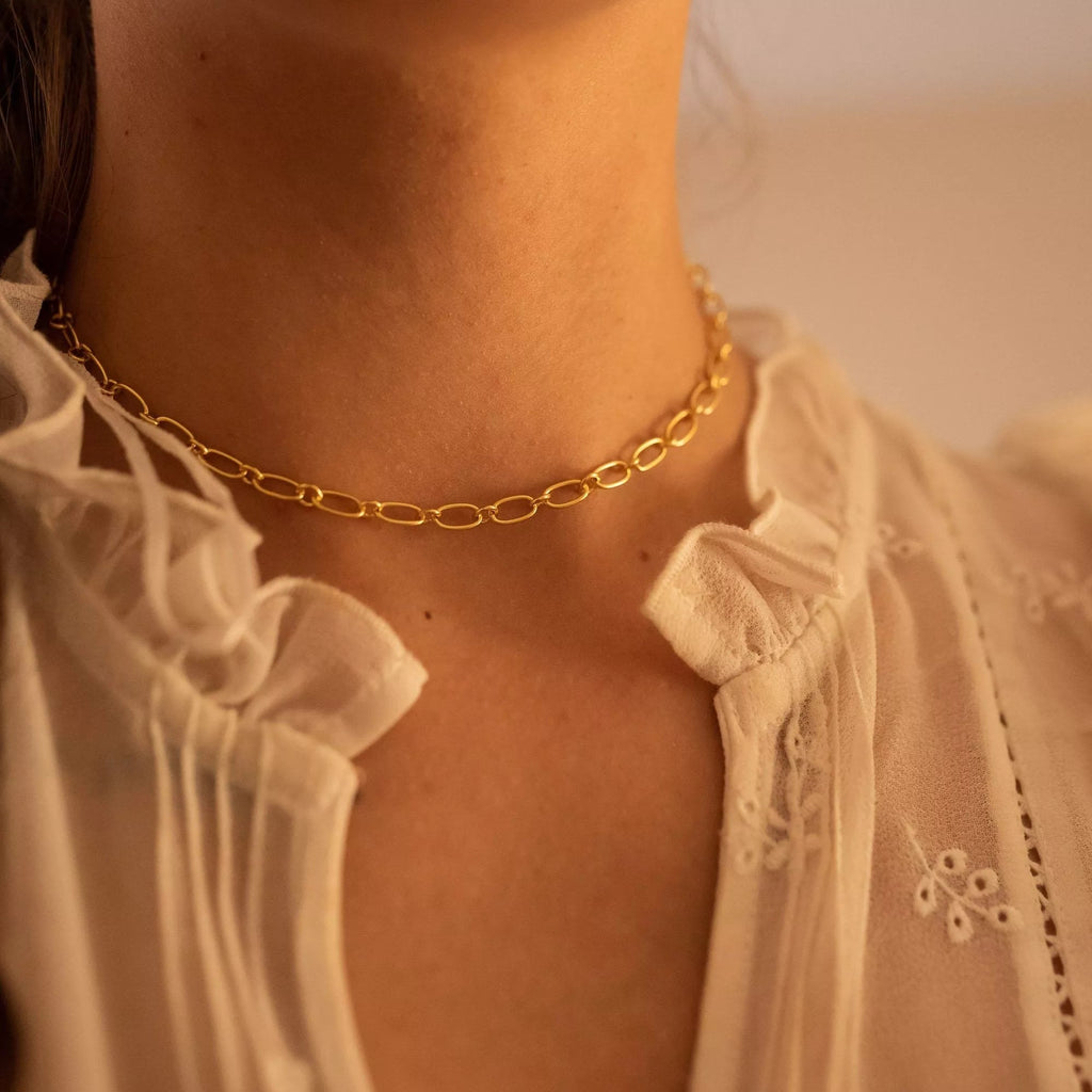 Thick 18K Gold Chain Necklace - Necklaces - Elk & Bloom