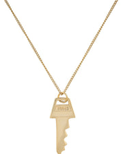 14K Gold Key Necklace - Necklaces - Elk & Bloom