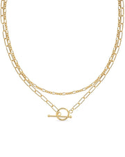 14K Gold Link Chain Minimalist Choker - Necklaces - Elk & Bloom
