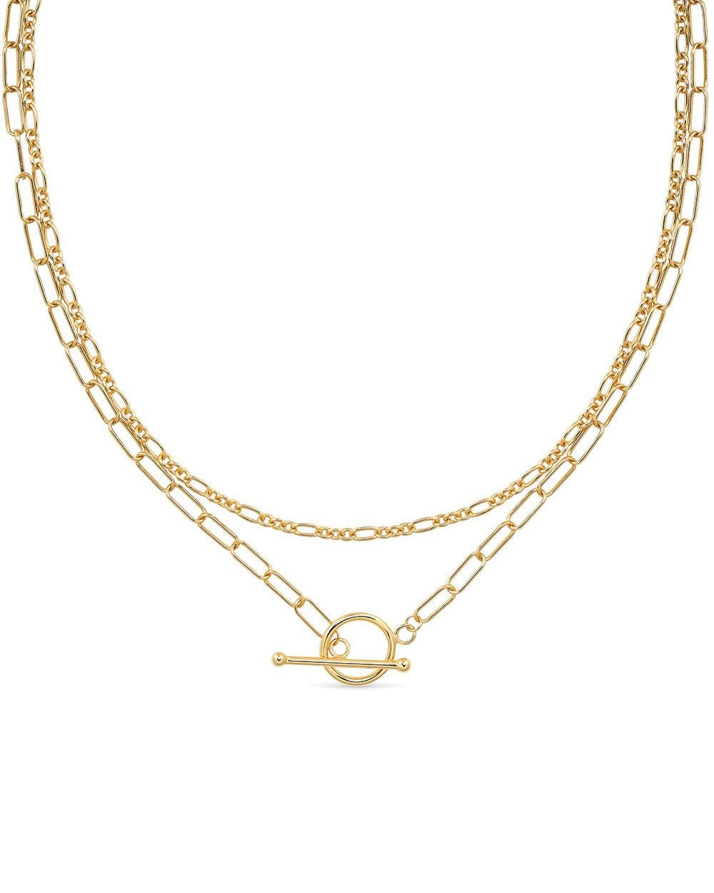 14K Gold Link Chain Minimalist Choker - Necklaces - Elk & Bloom