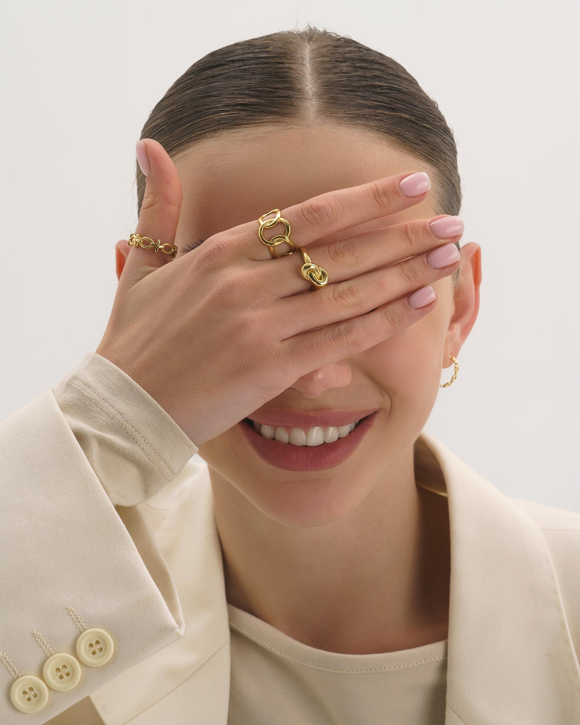 18K Gold Knot Ring - Rings - Elk & Bloom