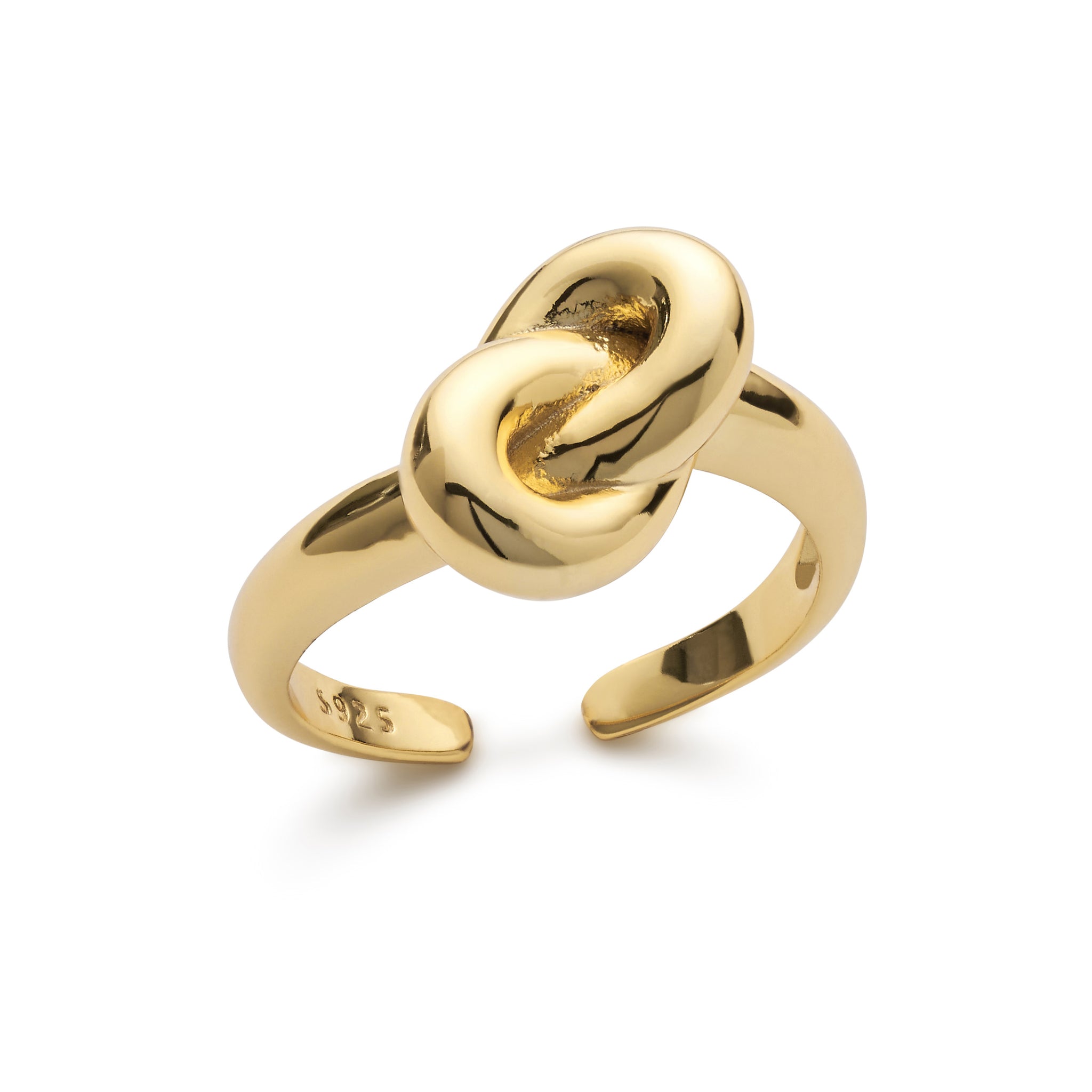 18K Gold Silver Chain Link Ring Dainty Stacking Rings Thin Gold Band Ring Minimal Stacking Ring Paper Clip Chunky Geometric Elk Bloom