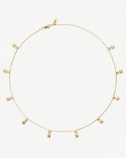 Star Feeling Chunky 14K Gold Choker Necklace