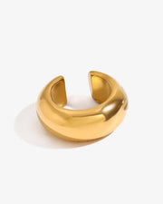 14k Gold Huggie Hoop Ear Cuff
