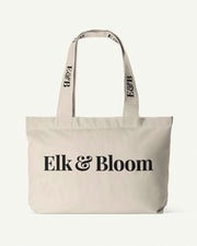 Large Chunky Everyday Neutral White Tote Bag