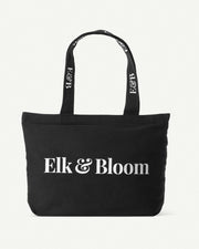Large Chunky Everyday Neutral Black Tote Bag