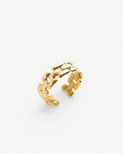 Linked Legacy Skinny 14K Gold Chain Ring