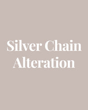 Custom Silver Chain Alteration - Add me to your order! - Custom - Elk & Bloom