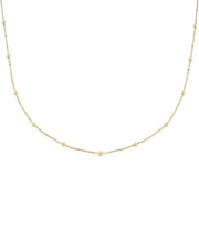Dainty 14K Gold Bead Choker Necklace - Necklaces - Elk & Bloom