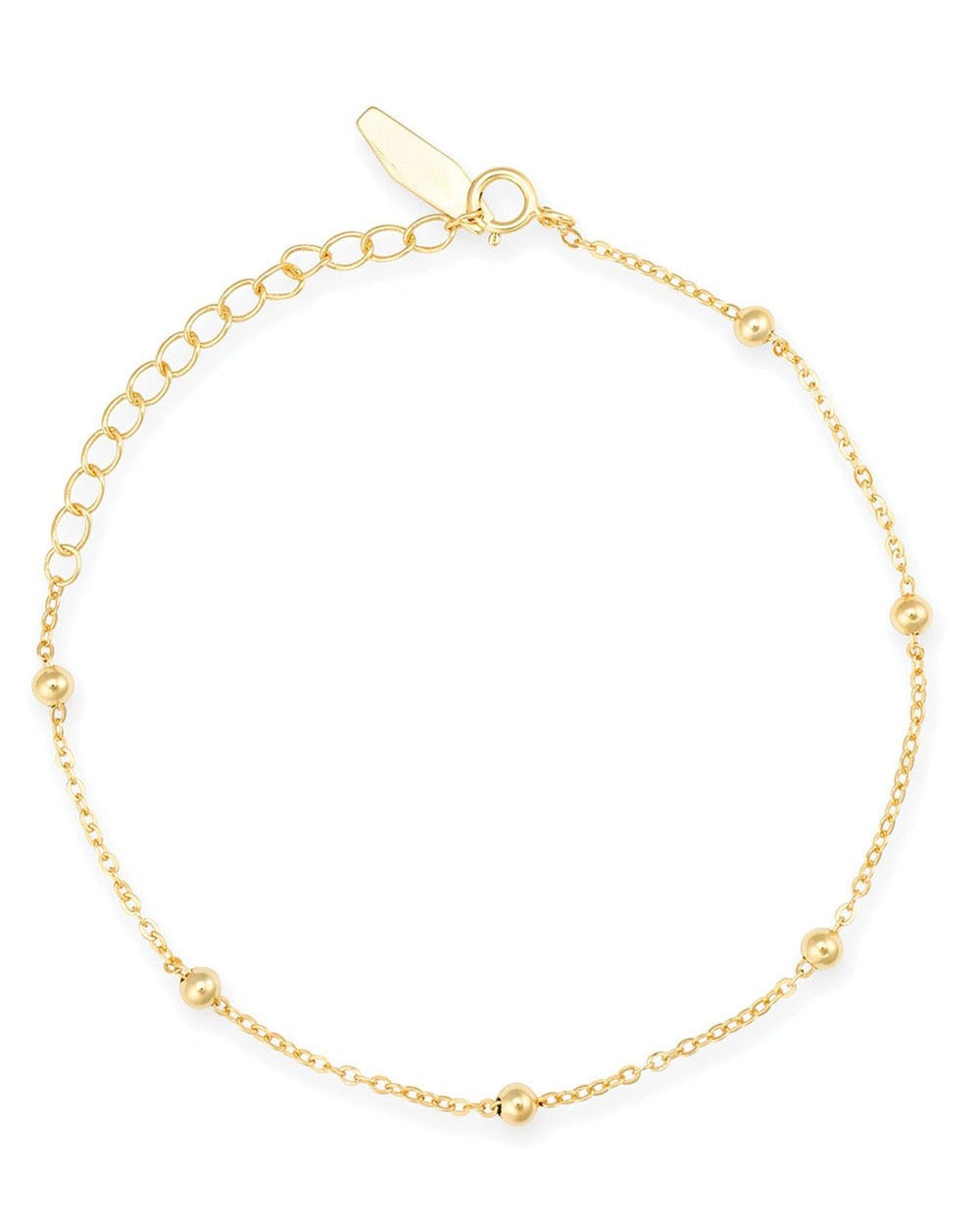 Dainty 14K Gold Beaded Bracelet - Bracelets - Elk & Bloom