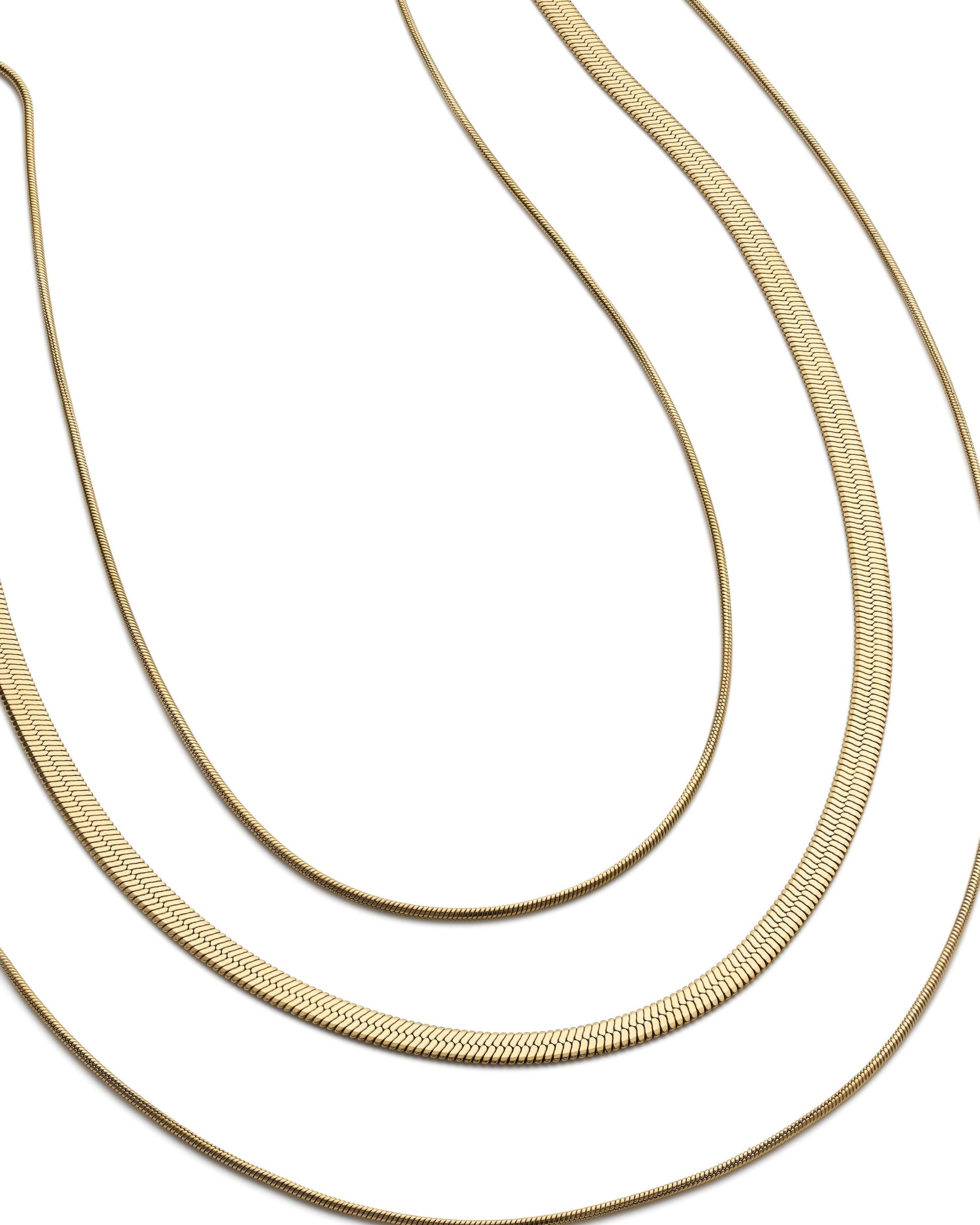 Dainty 14K Gold Chain Choker Necklace - Necklaces - Elk & Bloom
