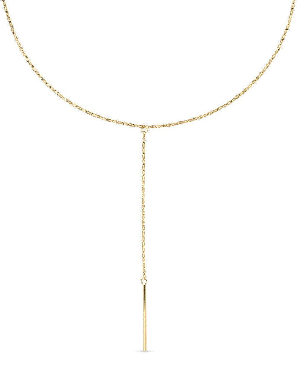 Dainty 14K Gold Chain Choker Necklace - Necklaces - Elk & Bloom