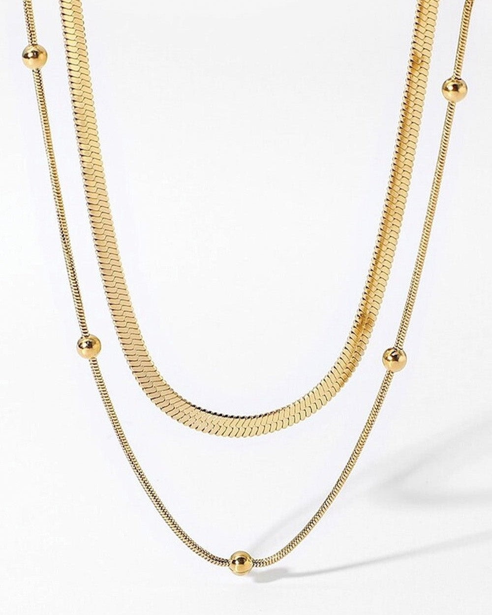 Dainty 18K Gold Chain Choker - Necklaces - Elk & Bloom