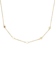 Dainty 18K Gold Star Choker - Necklaces - Elk & Bloom