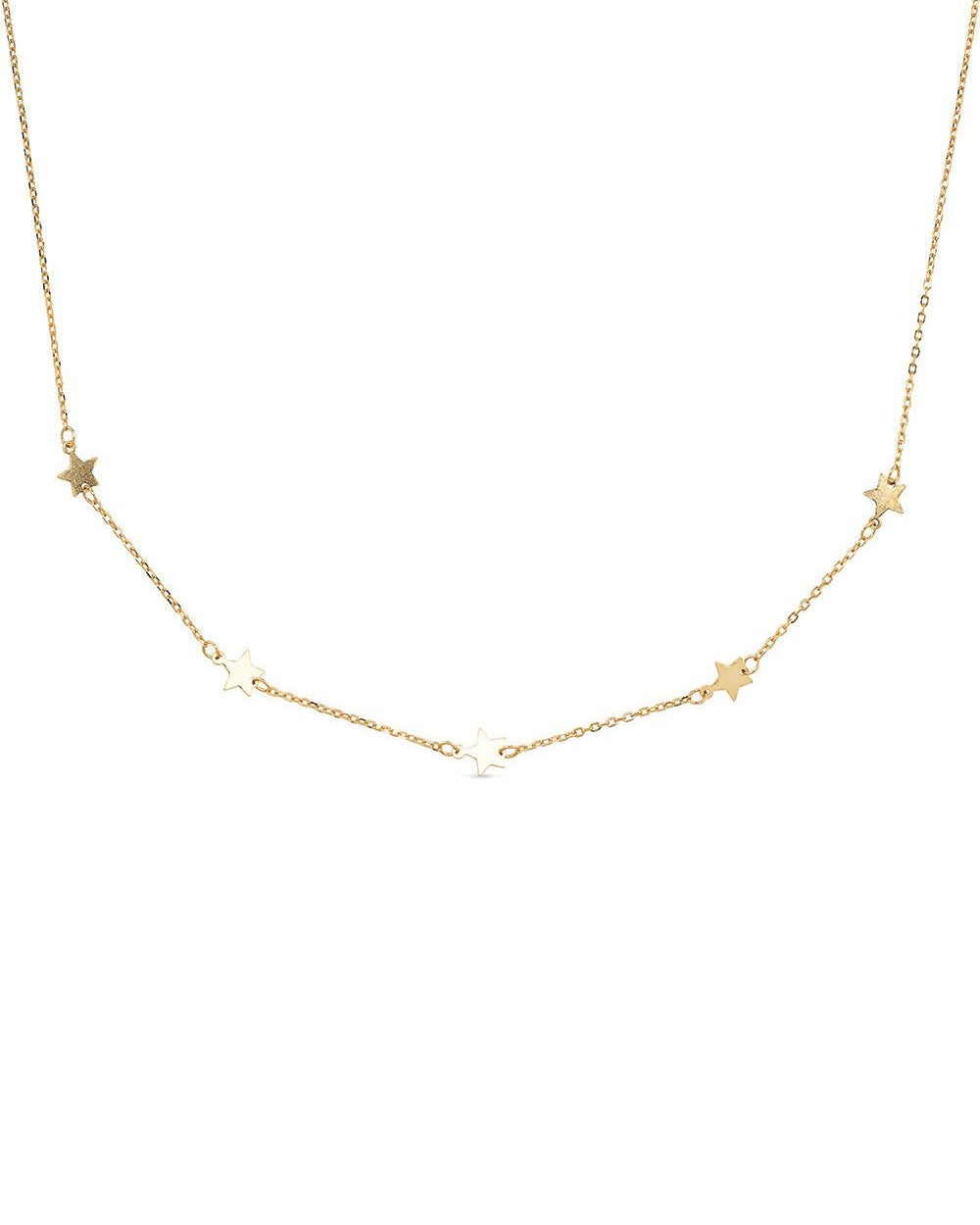 Dainty 18K Gold Star Choker - Necklaces - Elk & Bloom