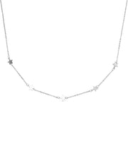 Dainty Sterling Silver Star Choker - Necklaces - Elk & Bloom