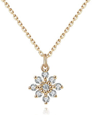 Gold Dainty Flower Floral Necklace - Necklaces - Elk & Bloom