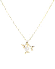 Gold Pearl Choker Necklace - Necklaces - Elk & Bloom
