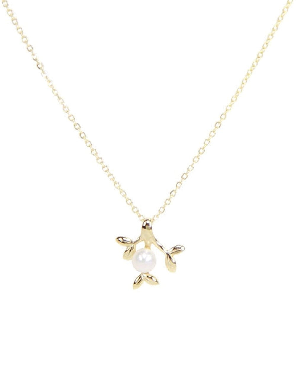 Gold Pearl Choker Necklace - Necklaces - Elk & Bloom