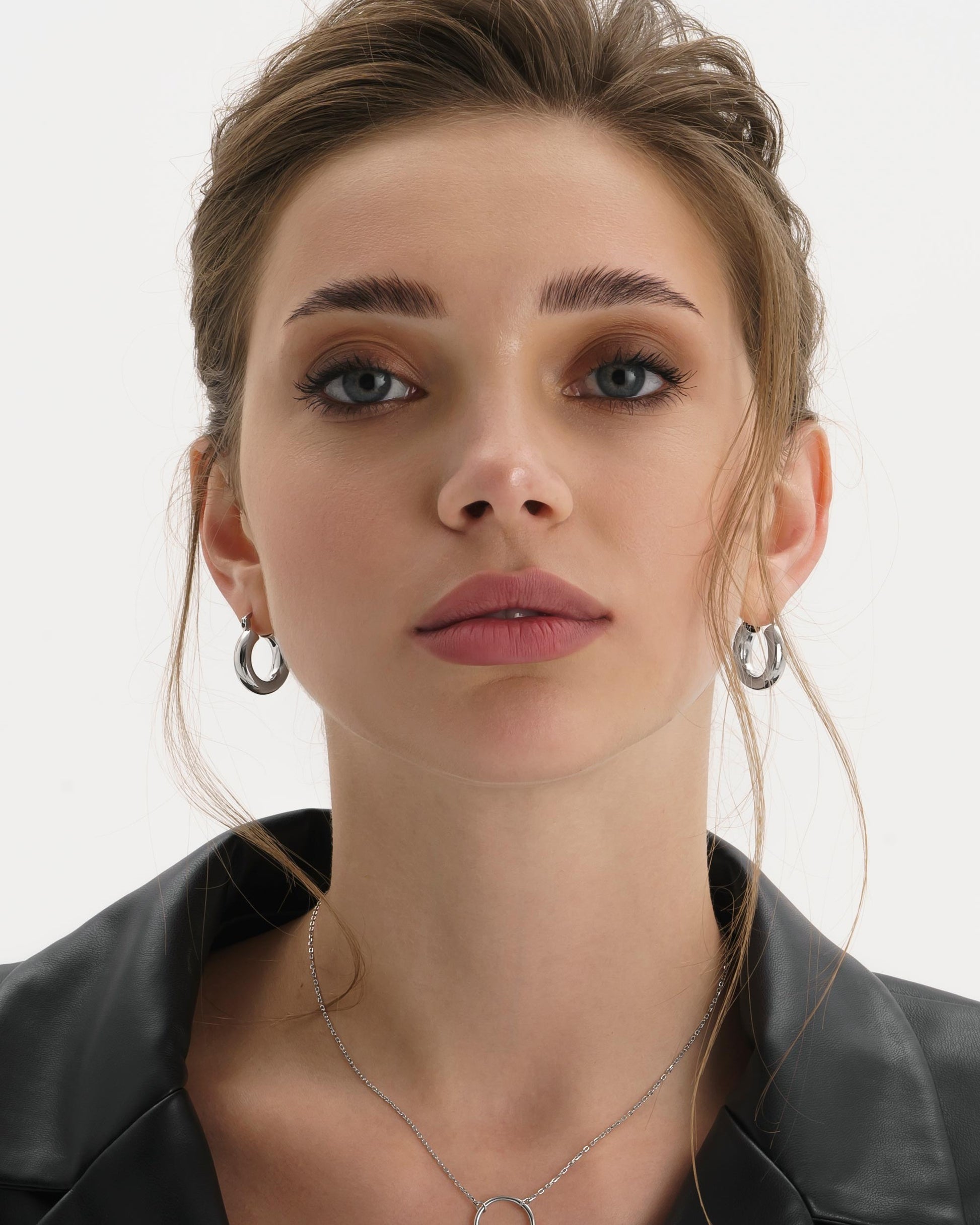 Sterling Silver Circle Necklace - Necklaces - Elk & Bloom