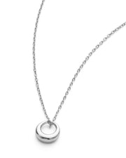 Sterling Silver Dainty Circle Necklace - Necklaces - Elk & Bloom