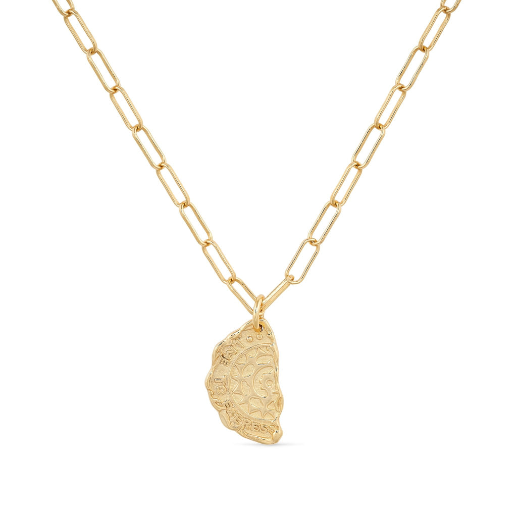 14K Gold Link Chain Minimalist Necklace - Necklaces - Elk & Bloom