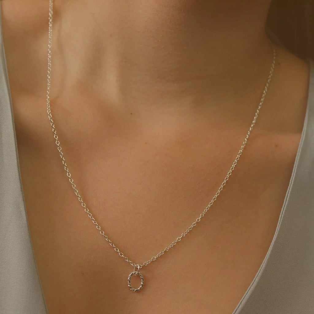 Dainty Silver Chain Necklace - Necklaces - Elk & Bloom