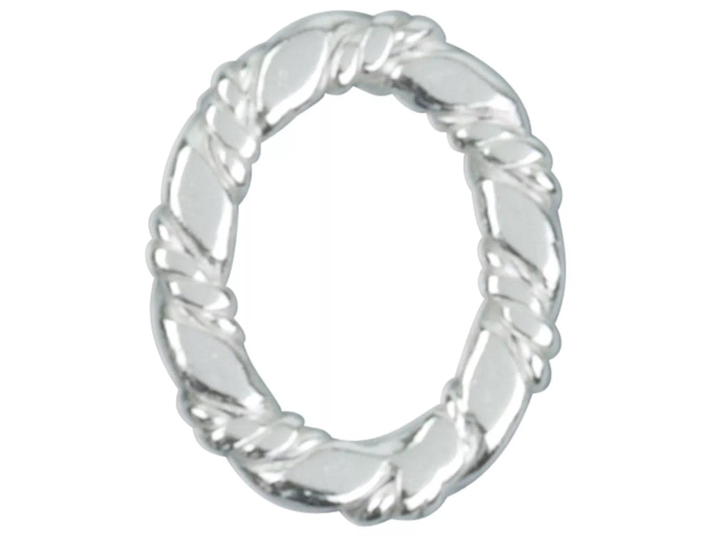 Dainty Silver Long Circle Necklace - Necklaces - Elk & Bloom