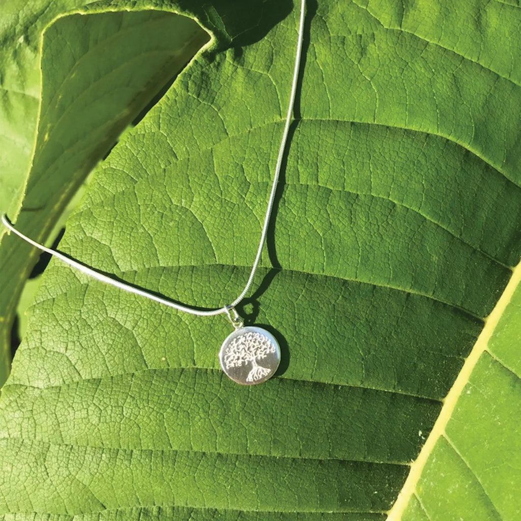 Silver Tree of Life Necklace - Necklaces - Elk & Bloom